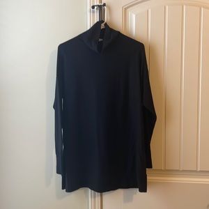 Loft sweater cowl turtleneck in medium black